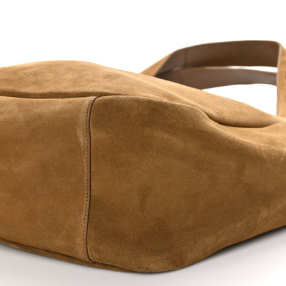 Saint Laurent Suede Le 5 A 7 Bea Tote Caramel Cognac 10 of 10