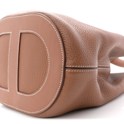 Hermes Taurillon Clemence Swift In-The-Loop 23 Bag Gold 19 of 19