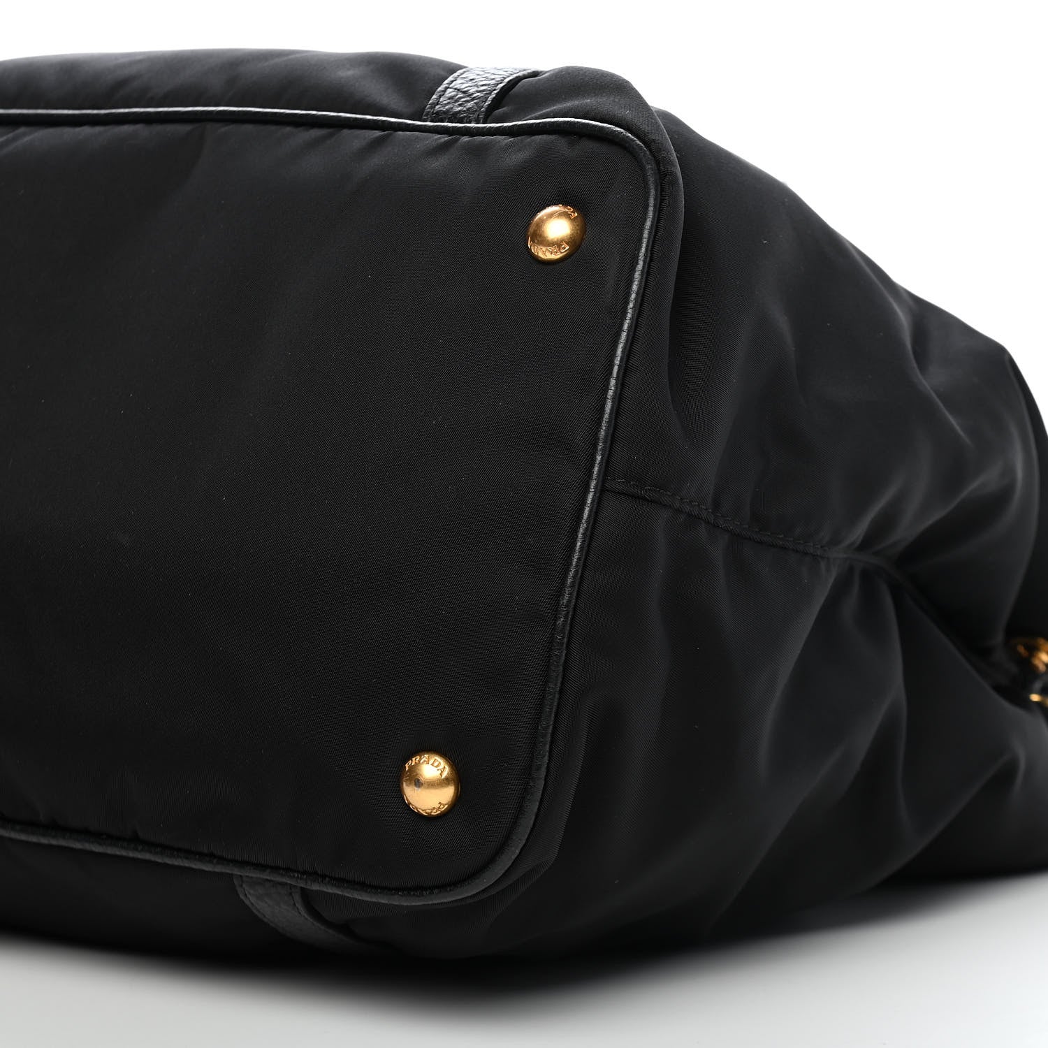 Prada Tessuto Nylon Saffiano Tote Black 8 of 8