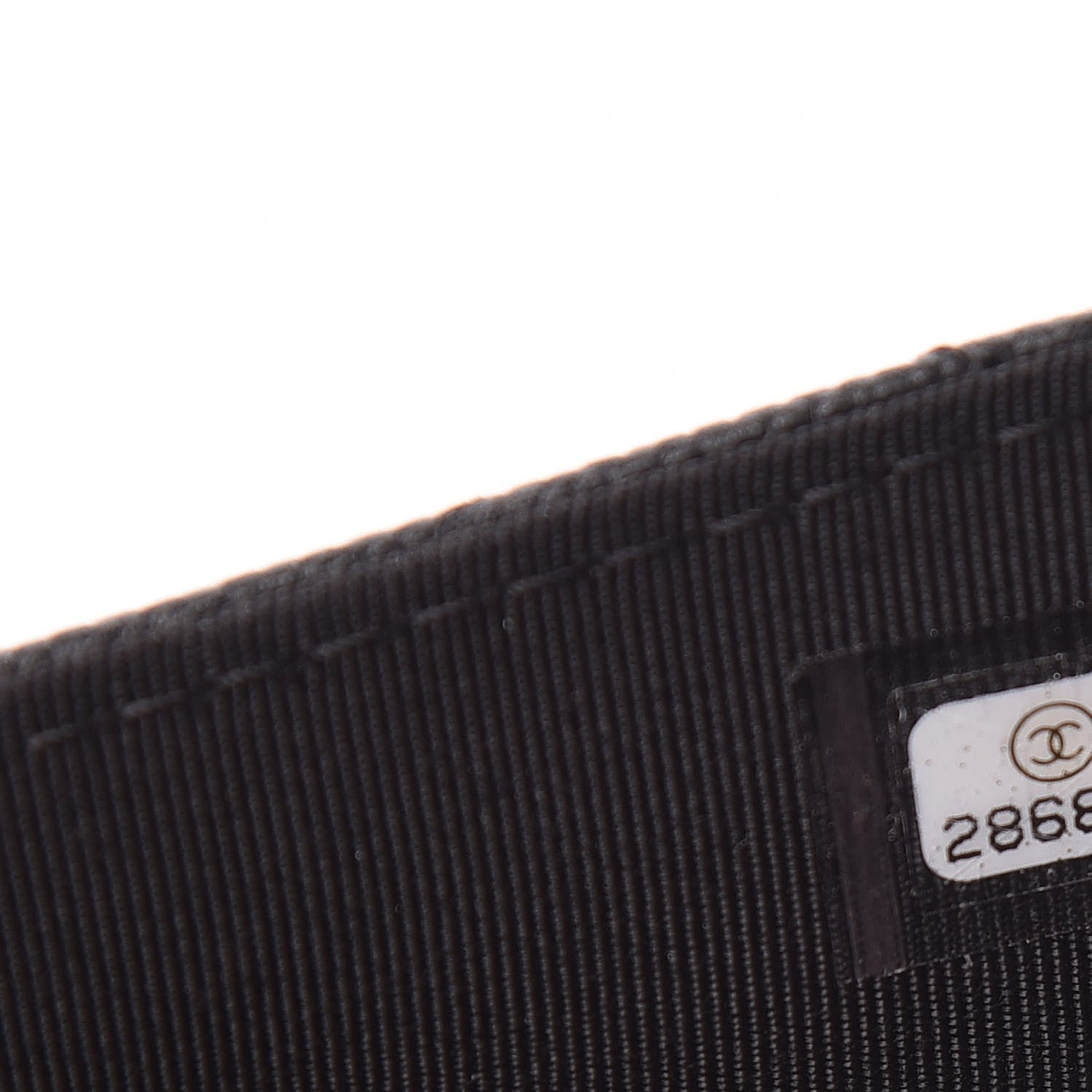 Chanel Caviar Quilted Classic Strap Pouch Black 9 of 11