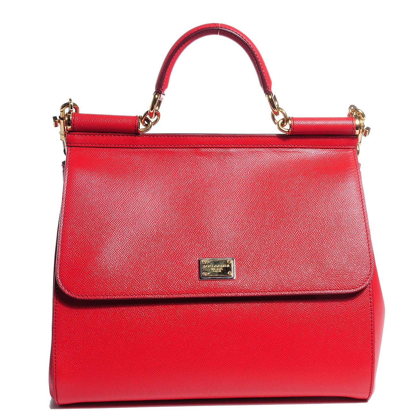 Dauphine Large Miss Sicily Satchel Red