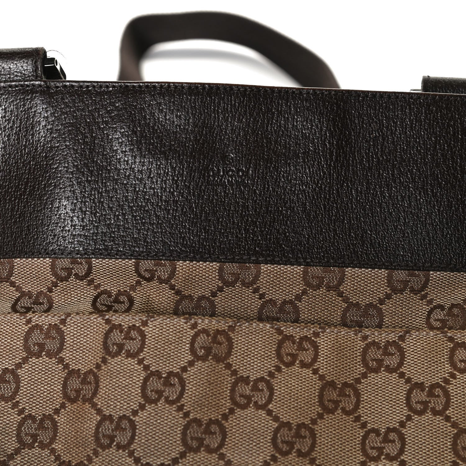 Gucci Monogram Messenger Crossbody Web Bag Dark Brown 12 of 14