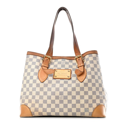 Louis Vuitton Damier Azur Hampstead MM 1 of 6