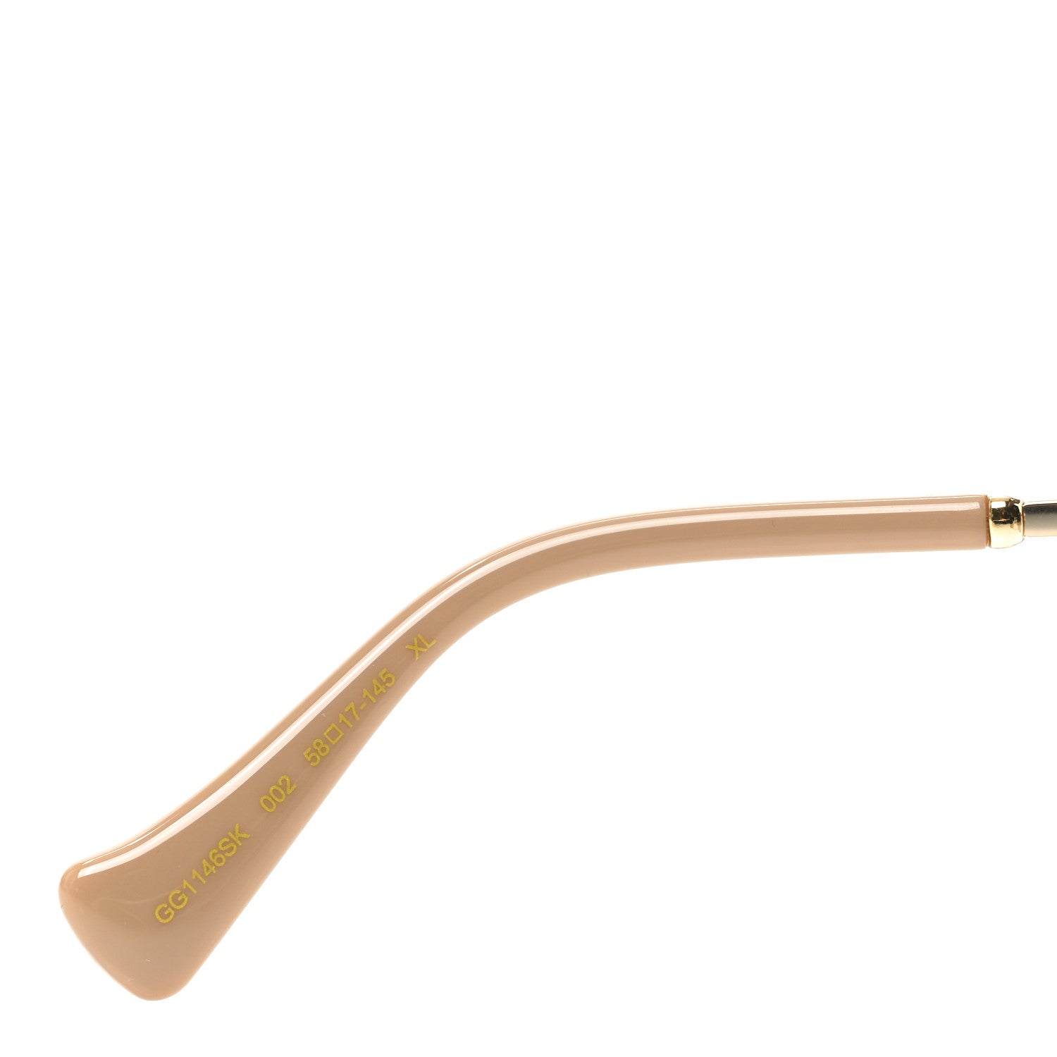 Gucci Square Frame GG1146SK Sunglasses Gold 6 of 7