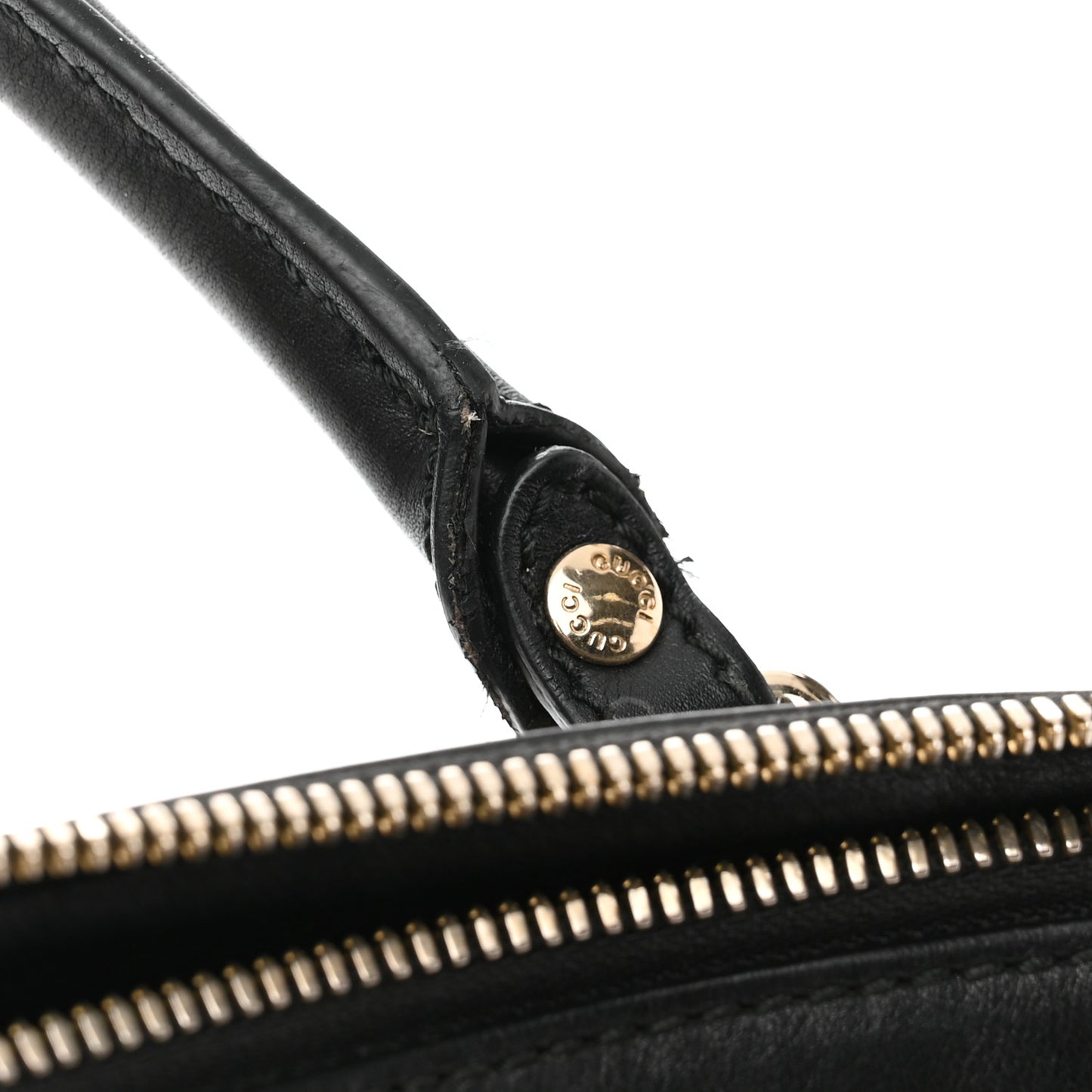Soft Microguccissima Dome Satchel Black