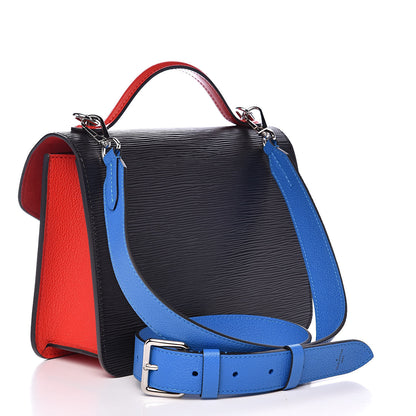 Louis Vuitton Epi Neo Monceau Black Coquelicot Blue Roi Safran 3 of 8