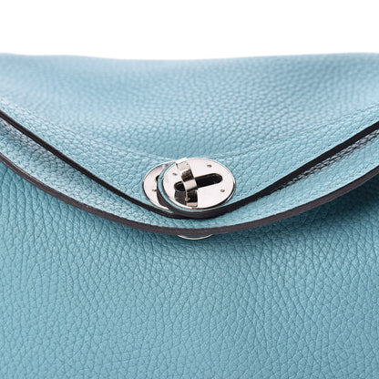 Hermes Taurillon Clemence Lindy 26 Bleu Saint Cyr 8 of 10