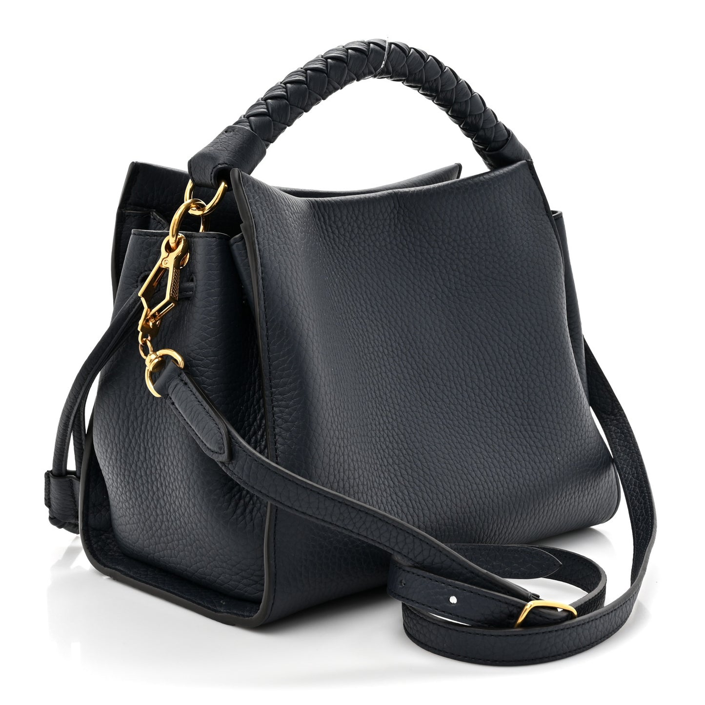 Heavy Grain Small Iris Tote Navy