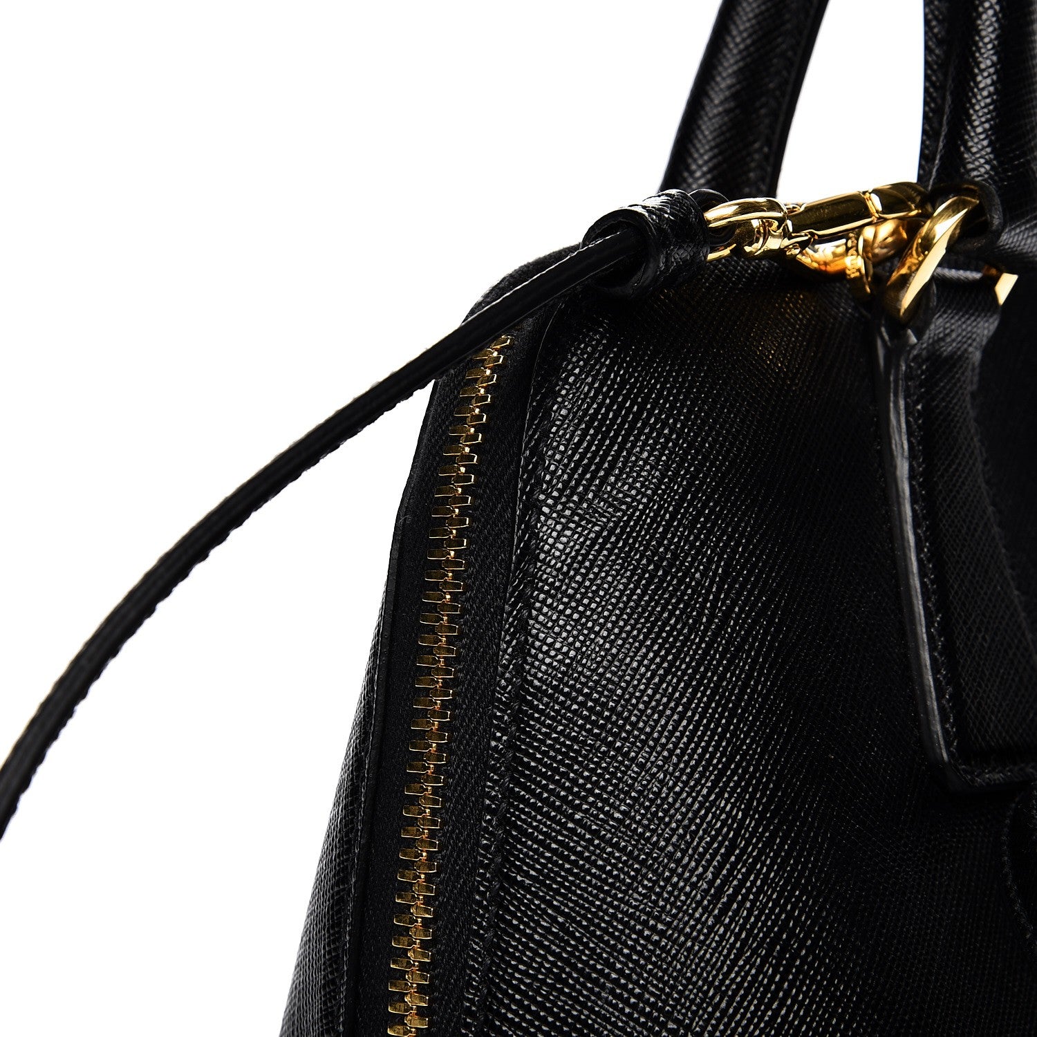 Prada Saffiano Lux Small Promenade Tote Black 9 of 13