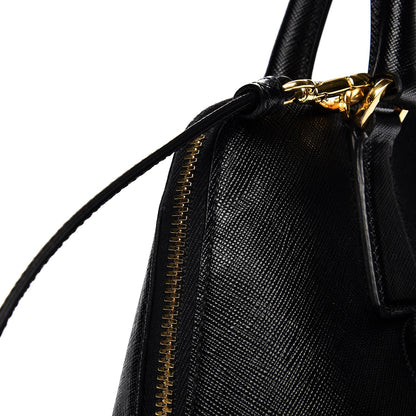 Prada Saffiano Lux Small Promenade Tote Black 9 of 13