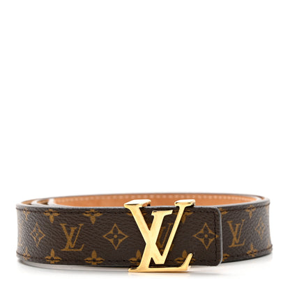 Louis Vuitton Mini Monogram 25mm LV Initiales Belt 80 32 1 of 7