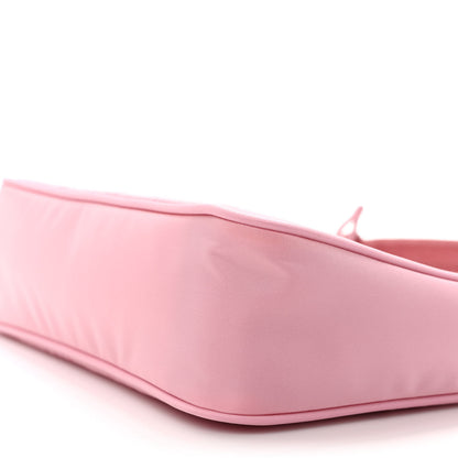Prada Tessuto Nylon Saffiano Mini Re-Edition 2000 Bag Rosa 8 of 9