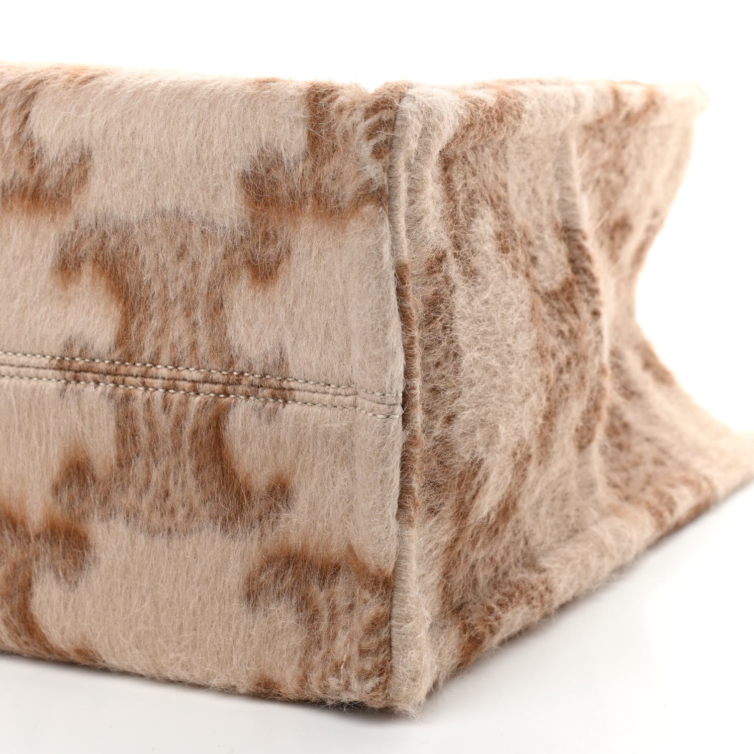 Celine Mohair Triomphe Large Cabas Thais Beige 9 of 9