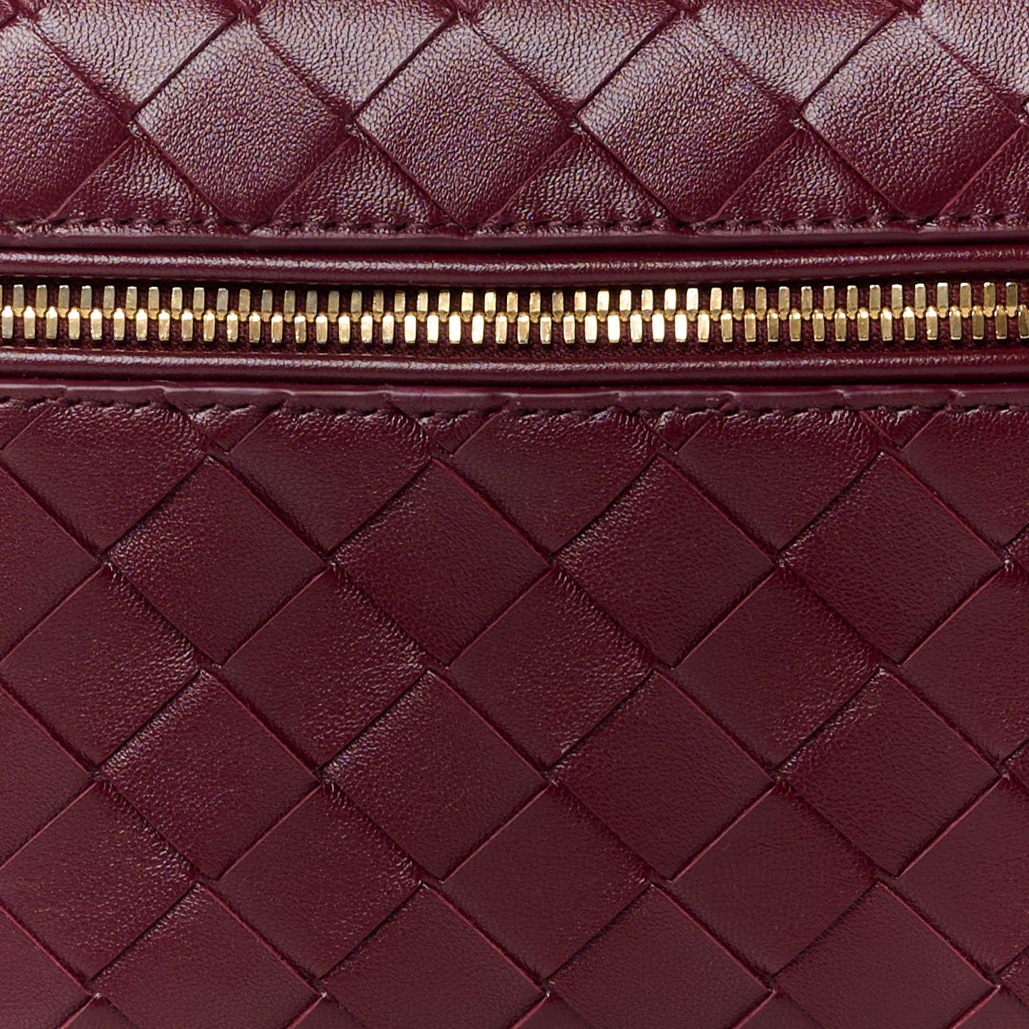 Nappa Intrecciato Bang Bang Vanity Case Barolo