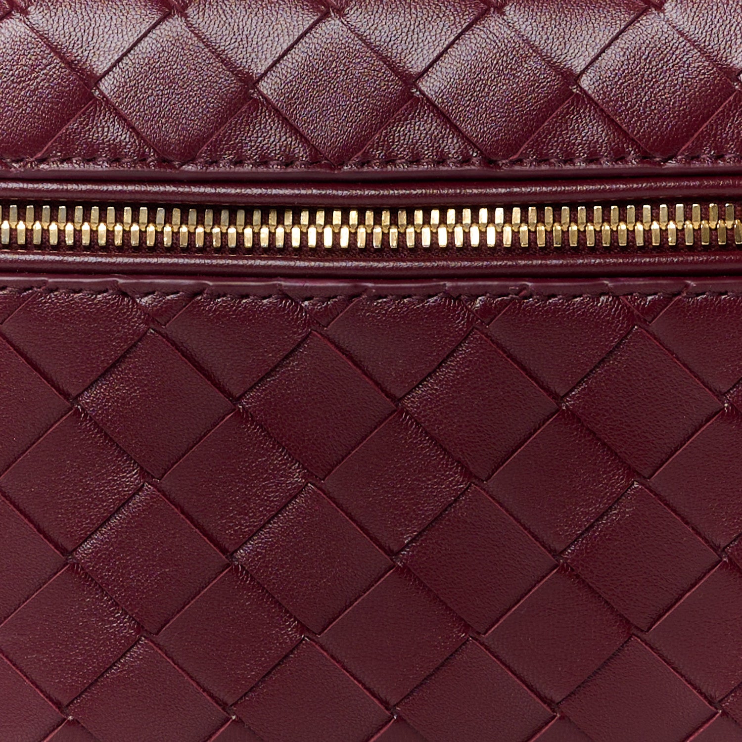 Bottega Veneta Nappa Intrecciato Bang Bang Vanity Case Barolo 7 of 9