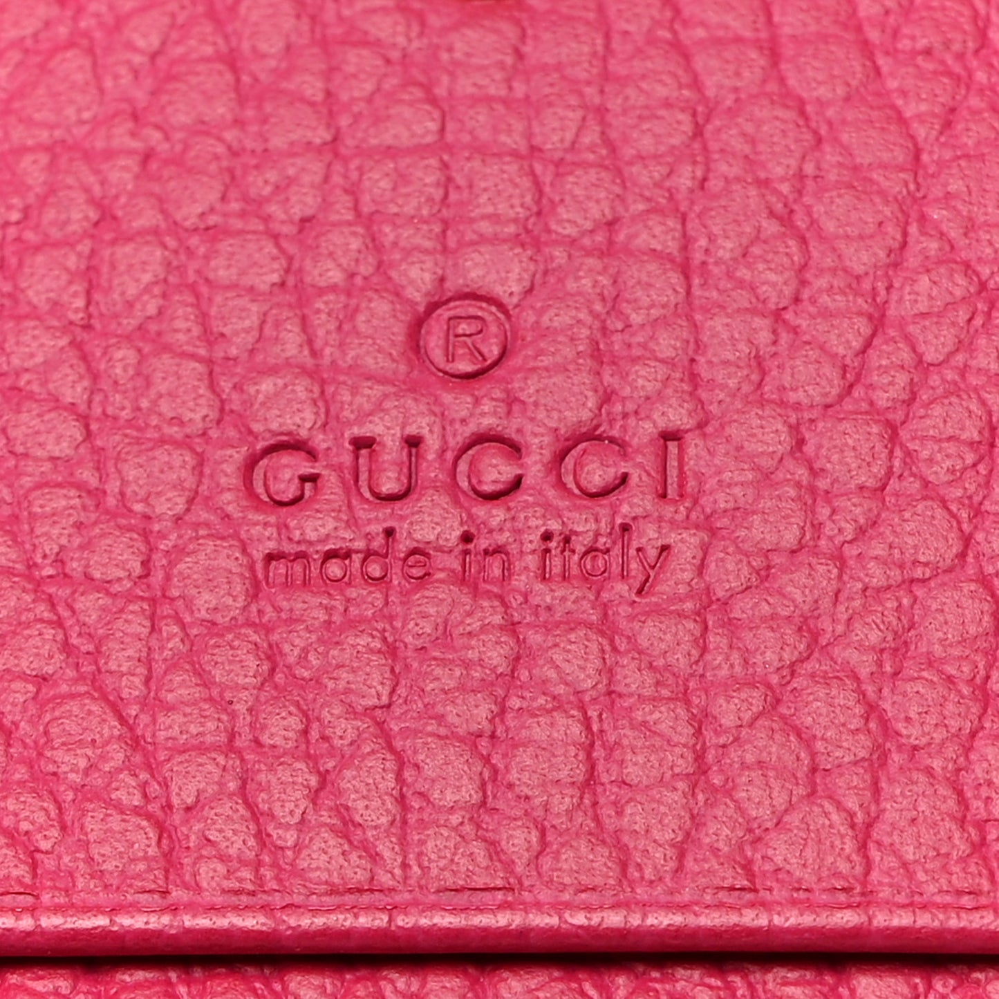 Dollar Calfskin GG Marmont Card Case Box Pink