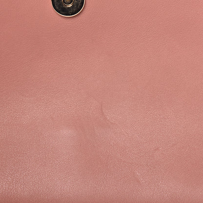 Chloe Calfskin Suede Medium Faye Shoulder Bag Nougat 11 of 12