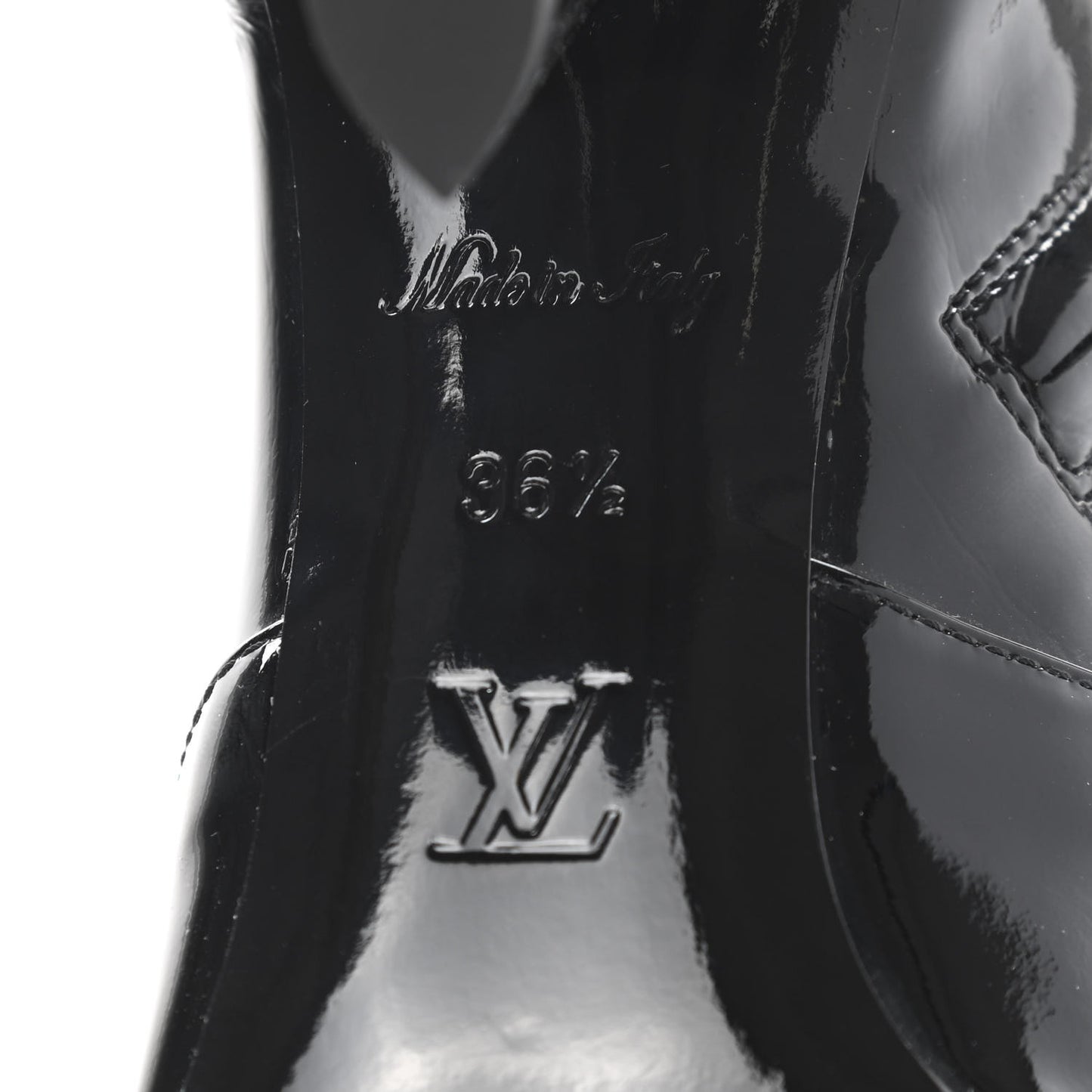 Patent Uniformes Silhouette Ankle Boots 36.5 Black