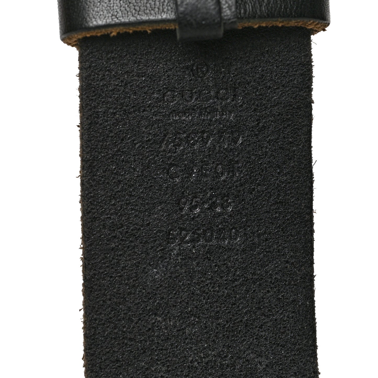 Faded Calfskin Snake Double G 40mm Belt 95 38 Black