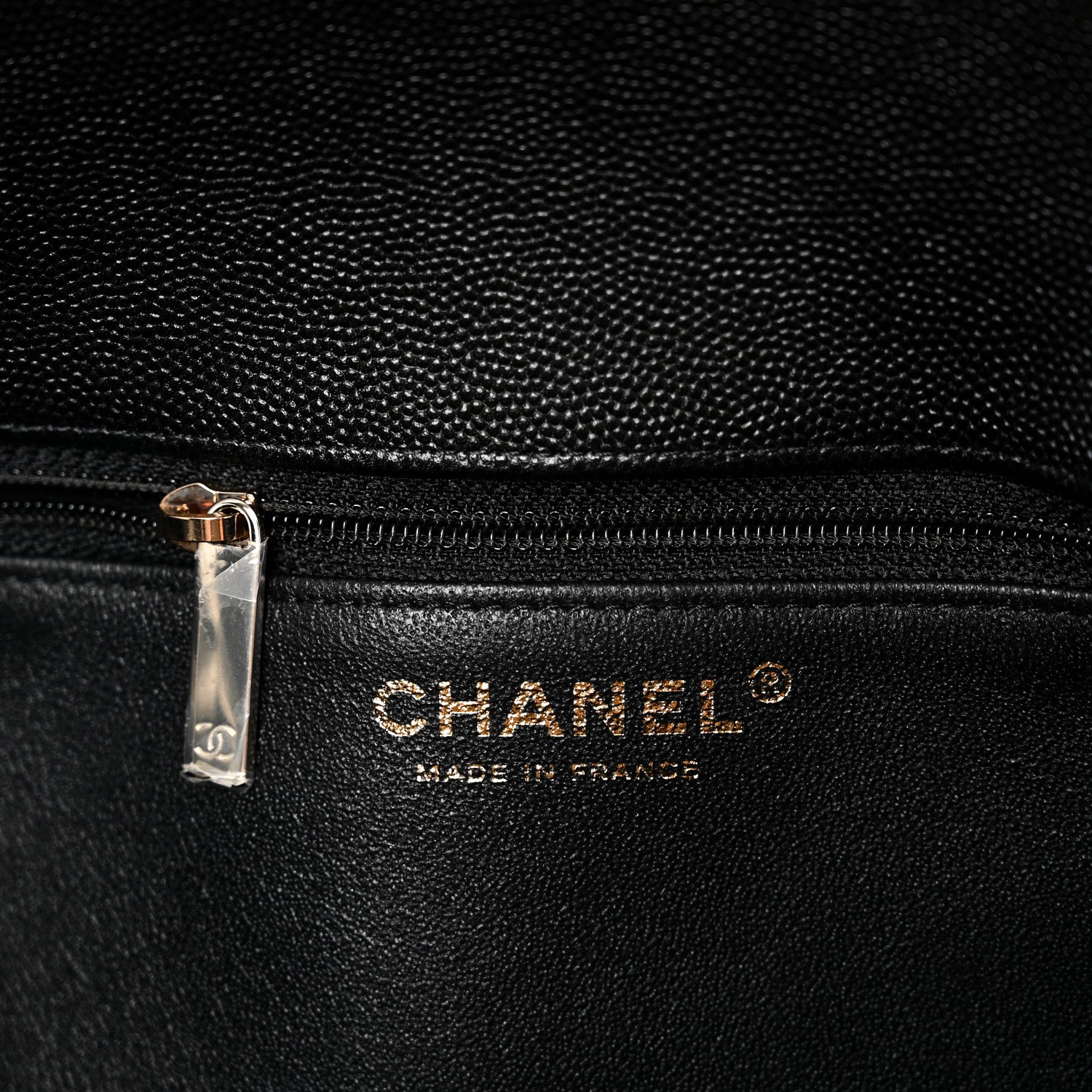 Chanel Caviar Quilted Flap Clutch Black 7 of 10