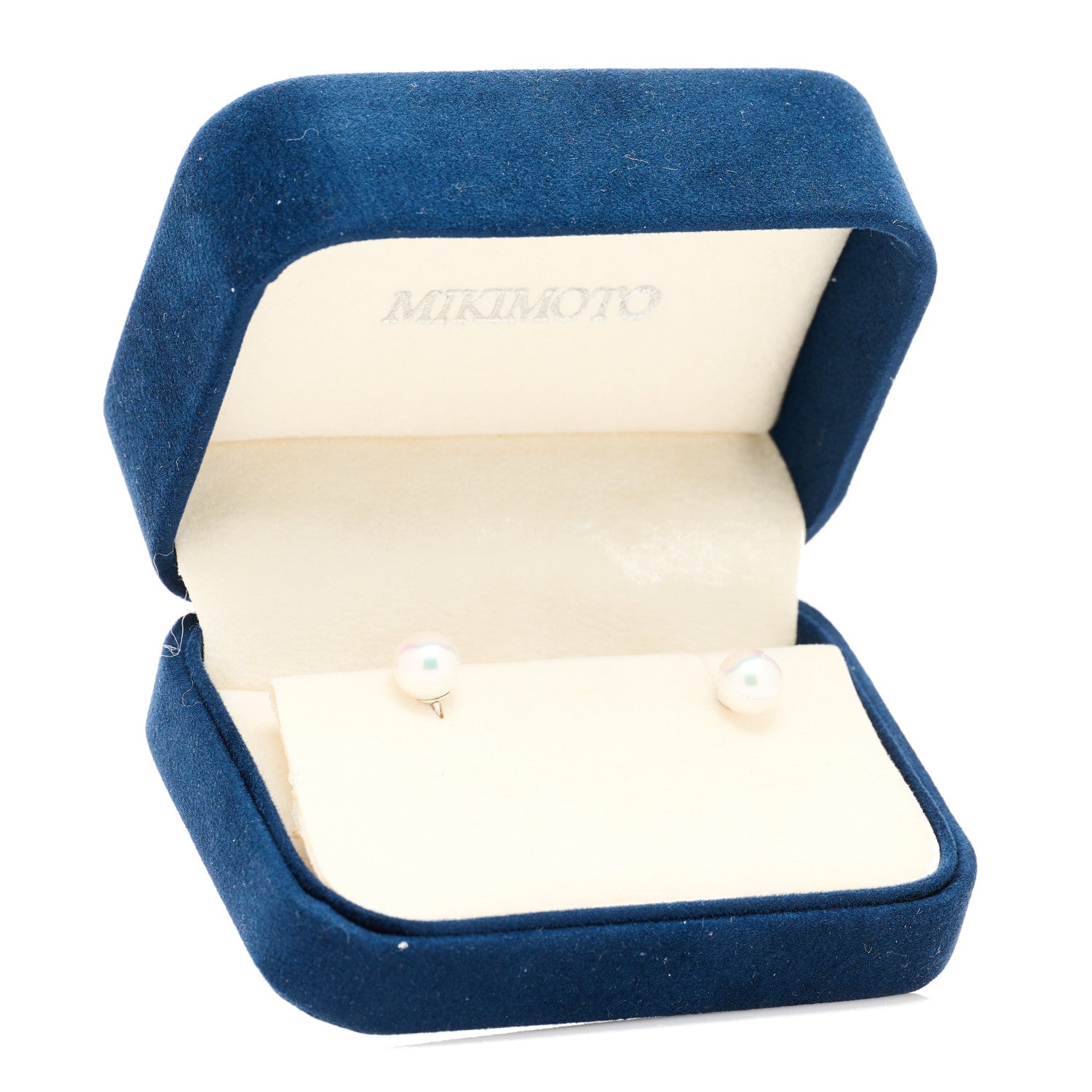 Mikimoto 18K White Gold Akoya Cultured Pearl 7-7.5mm Earrings 5 of 5
