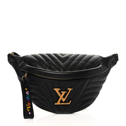 Louis Vuitton Calfskin Quilted New Wave Bumbag Black 1 of 6