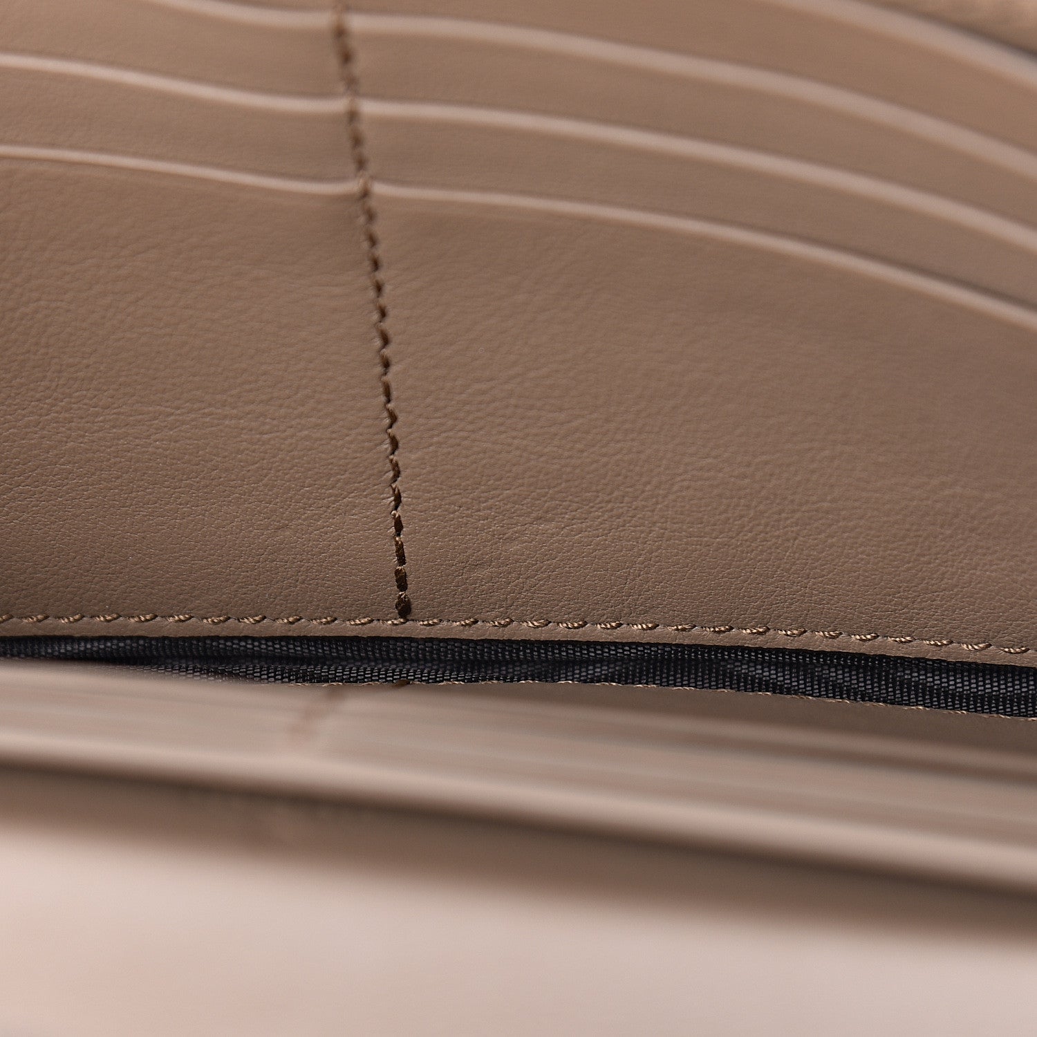Gucci GG Supreme Monogram Dionysus Chain Clutch Wallet Beige Taupe 8 of 12