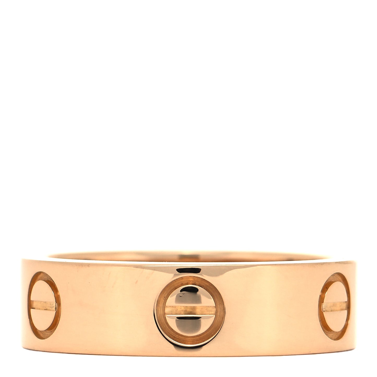 18K Yellow Gold 5.5mm LOVE Ring 54 6.75