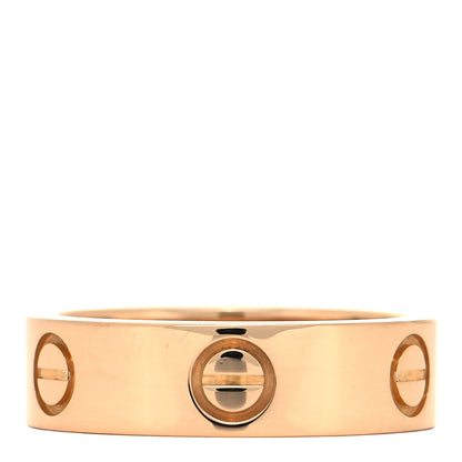 Cartier 18K Yellow Gold 5.5mm LOVE Ring 54 6.75 1 of 4