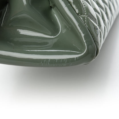 Chanel Patent Quilted Medium Just Mademoiselle Green 12 of 12