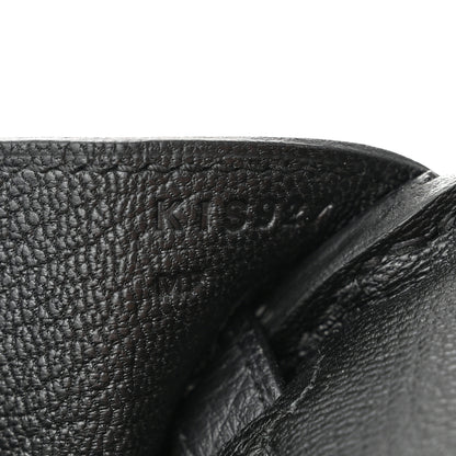 Hermes Togo Birkin 25 Black 7 of 11