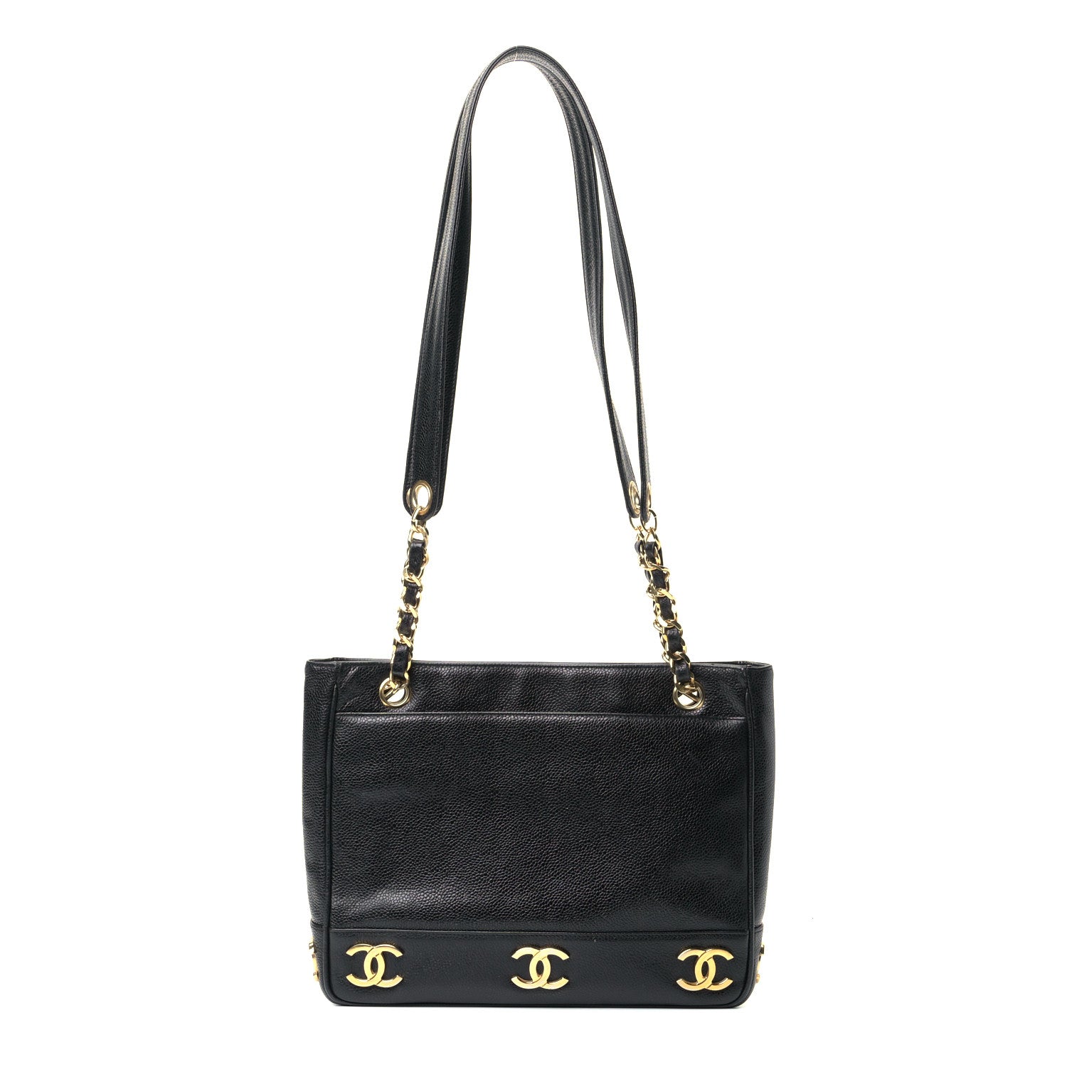 Chanel Caviar CC Shoulder Bag Black 1 of 4
