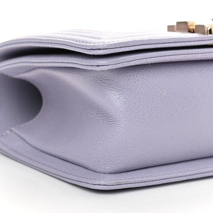 Chanel Caviar Quilted Small Boy Flap Light Purple 9 of 12