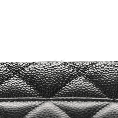 Chanel Caviar Quilted Jumbo Double Flap Black 13 of 14