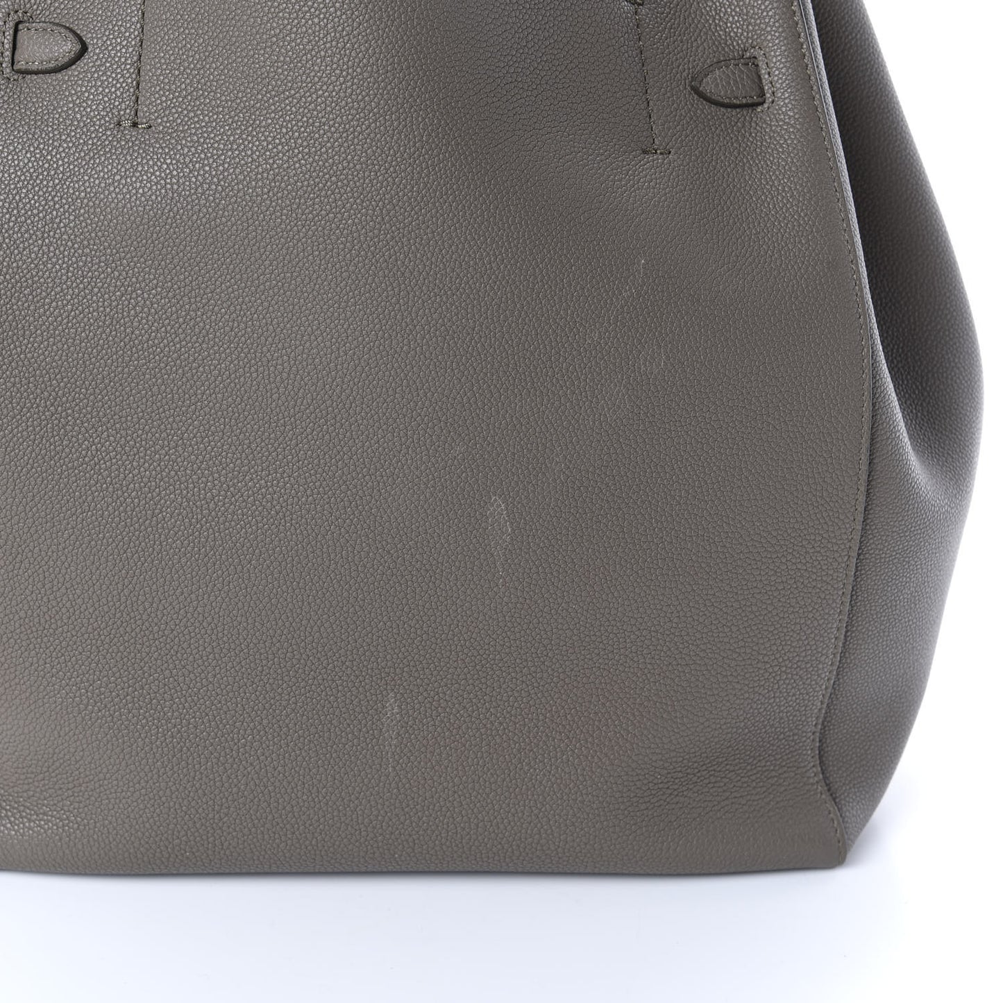 Soft Grained Calfskin Medium Belt Cabas Phantom Taupe