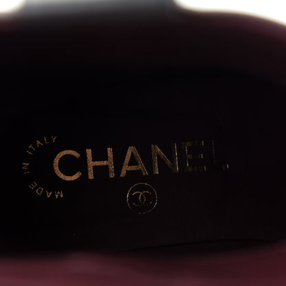 Chanel Calfskin CC Ankle Boots 39 Black 8 of 12