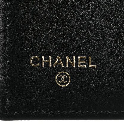 Chanel Caviar Quilted Enamel Coco Casino Double Flap Wallet Black 8 of 12