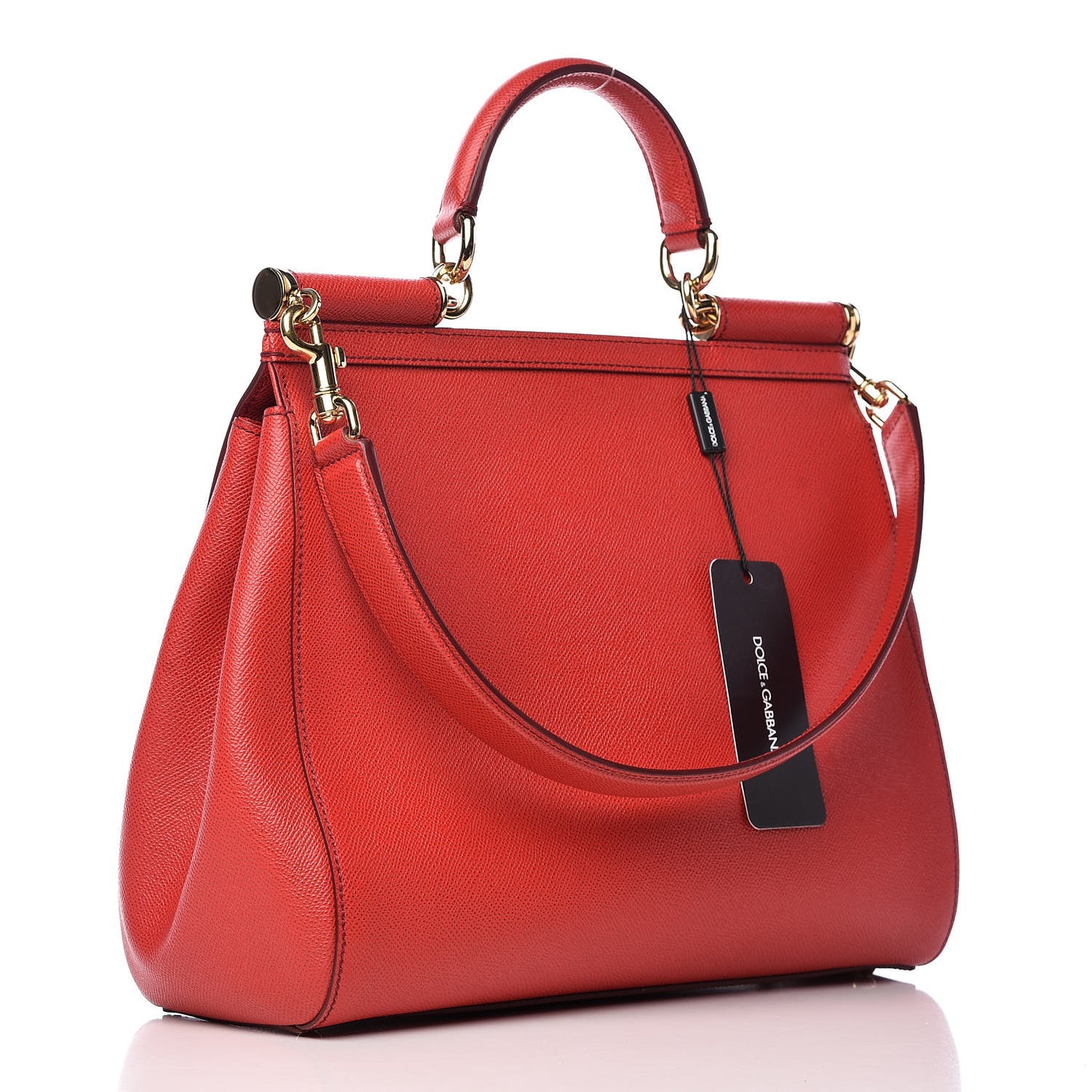 Dauphine Large Miss Sicily Satchel Rosso