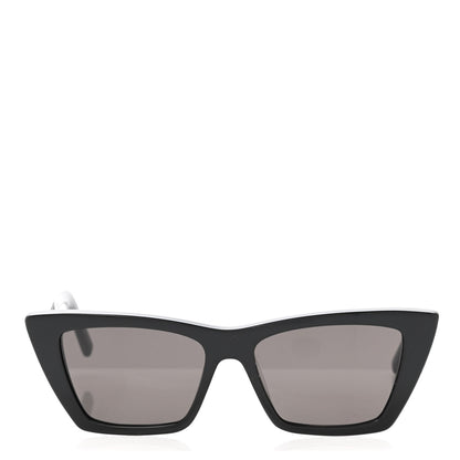Saint Laurent Acetate Mica Cat Eye Sunglasses SL 276 Black 2 of 8