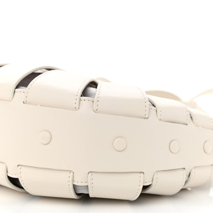 Bottega Veneta French Calfskin Small Shell White Frost 10 of 10