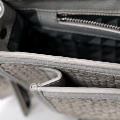 Proenza Schouler Lambskin Woven Tiny PS1 Satchel Ivory 13 of 26
