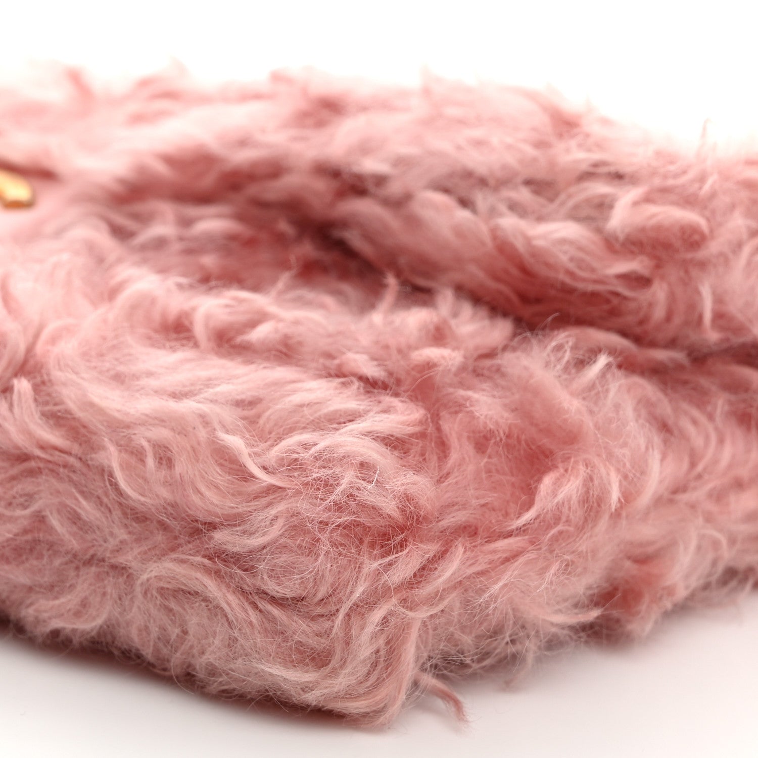 Chanel Fantasy Fur CC Clutch Bag Pink 10 of 10