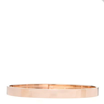 Hermes 18K Rose Gold Diamond PM Kelly Pave Bracelet ST 2 of 4
