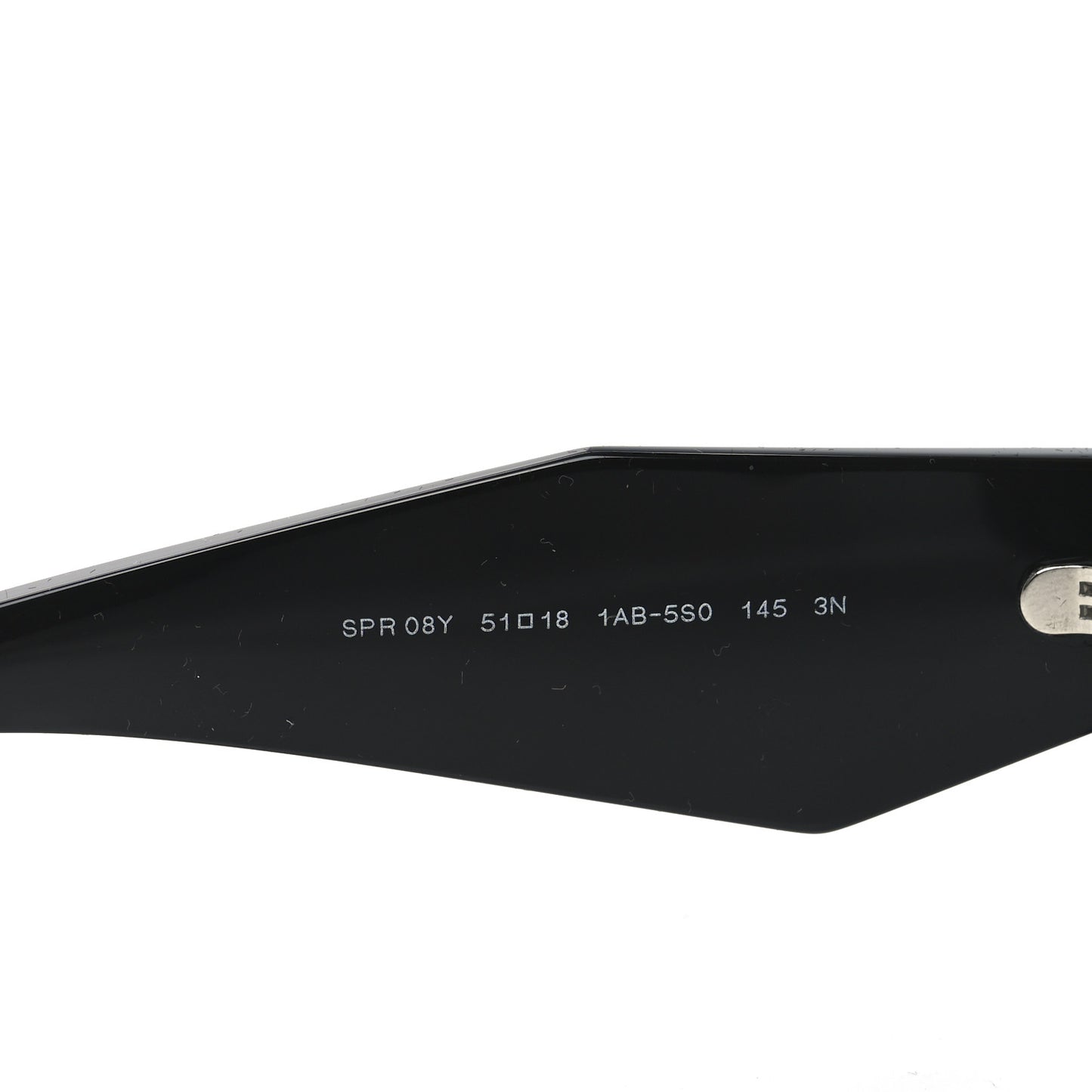 Acetate Symbole Sunglasses SPR 08Y Black