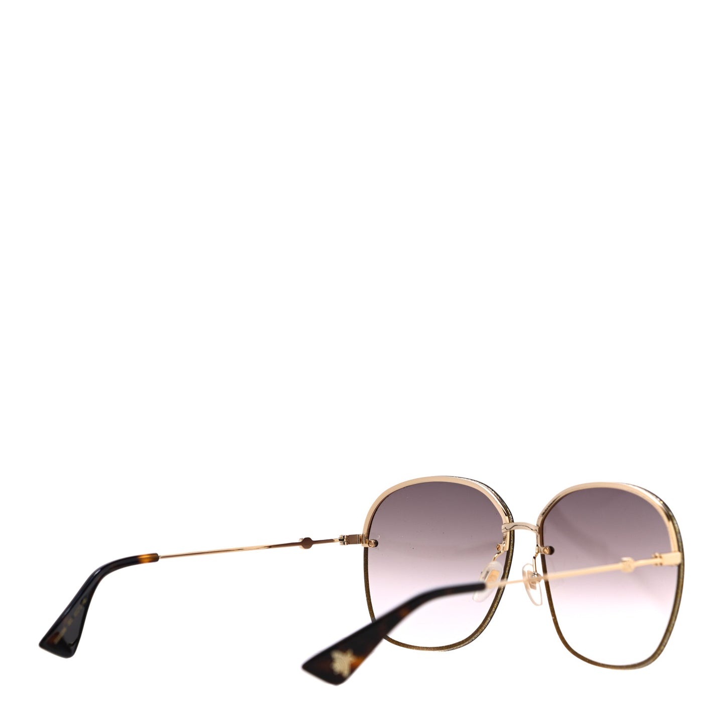 Square Frame Sunglasses GG0228S Gold