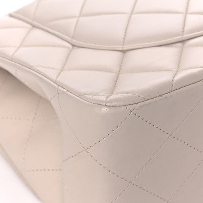 Chanel Lambskin Quilted Jumbo Double Flap Ivory 11 of 15