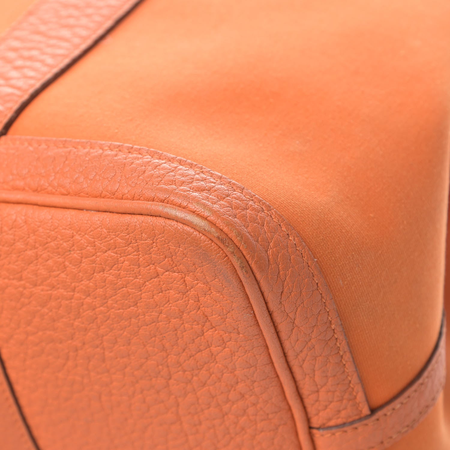 Hermes Toile Negonda Garden Party Tote 36 MM Orange 10 of 18