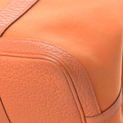 Hermes Toile Negonda Garden Party Tote 36 MM Orange 10 of 18