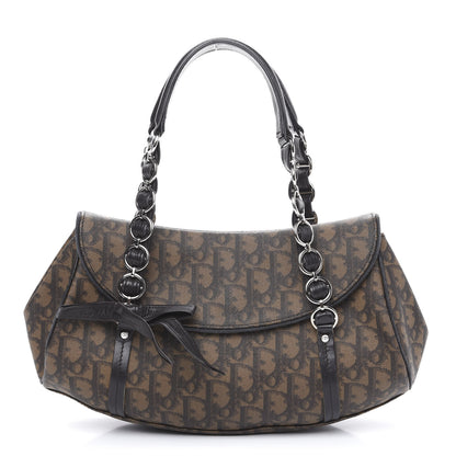 Christian Dior Monogram Romantique Trotter Bag Brown 1 of 13