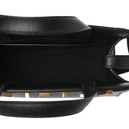 Saint Laurent Grained Calfskin Manhattan Nano Shopper Tote Black 5 of 8